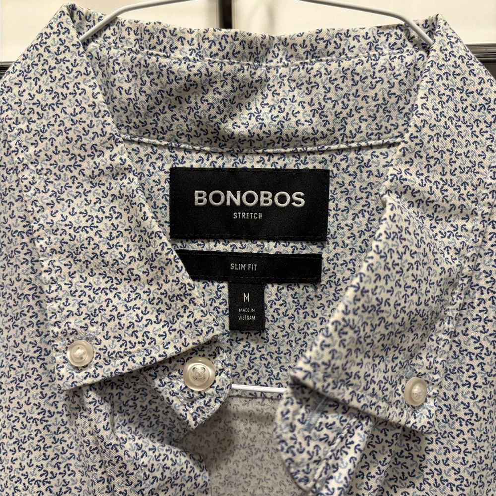 Bonobos anchor print button down - Picture 3 of 4